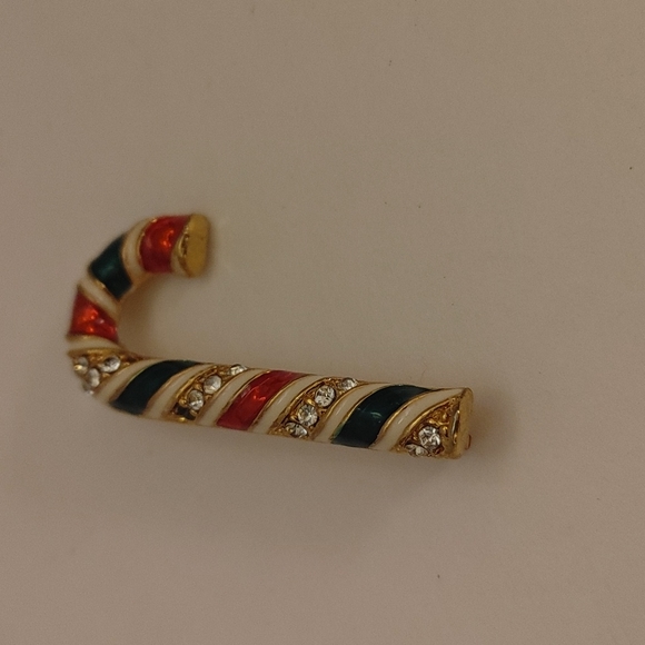 Candy cane brooch - Picture 2 of 4